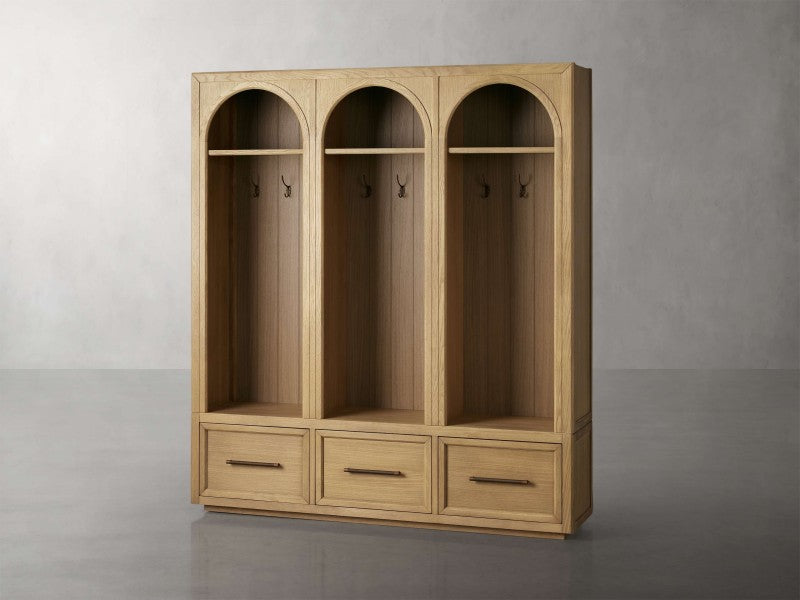 Attie Triple Entryway Cabinet 70”