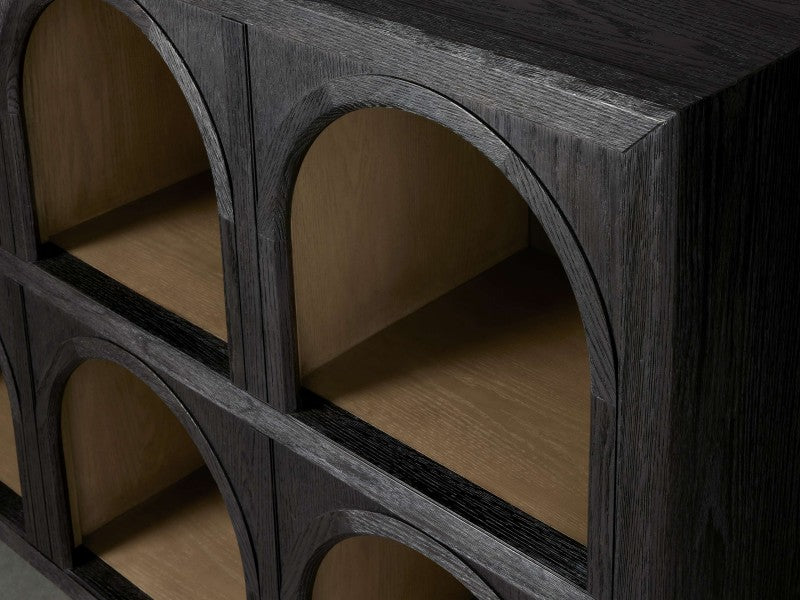 Attie Arched Storage Cabinet 60"