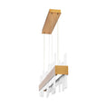 Load image into Gallery viewer, Acro 46in LED Linear Alabaster Chandelier
