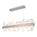 Load image into Gallery viewer, Acro 46in LED Linear Alabaster Chandelier
