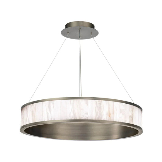 Colis Alabaster 28in LED Round Chandelier
