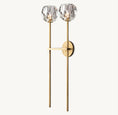 Load image into Gallery viewer, Crystal Ball Grand Double Sconce

