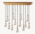 Load image into Gallery viewer, Raindrop Rectangular Chandelier 54"
