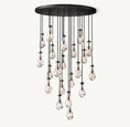 Load image into Gallery viewer, Raindrop Round Chandelier 47''
