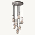 Load image into Gallery viewer, Raindrop Round Chandelier 18''
